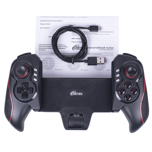 Игровой джойстик Ritmix GP-050BTH Bluetooth (Для телефона, планшета, смарт-тв, ПК) - фото 6 - id-p88544309
