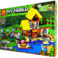 Конструктор LELE 33150 или JLB 3D71 Minecraft Фермерский коттедж (аналог Lego Minecraft 21144)