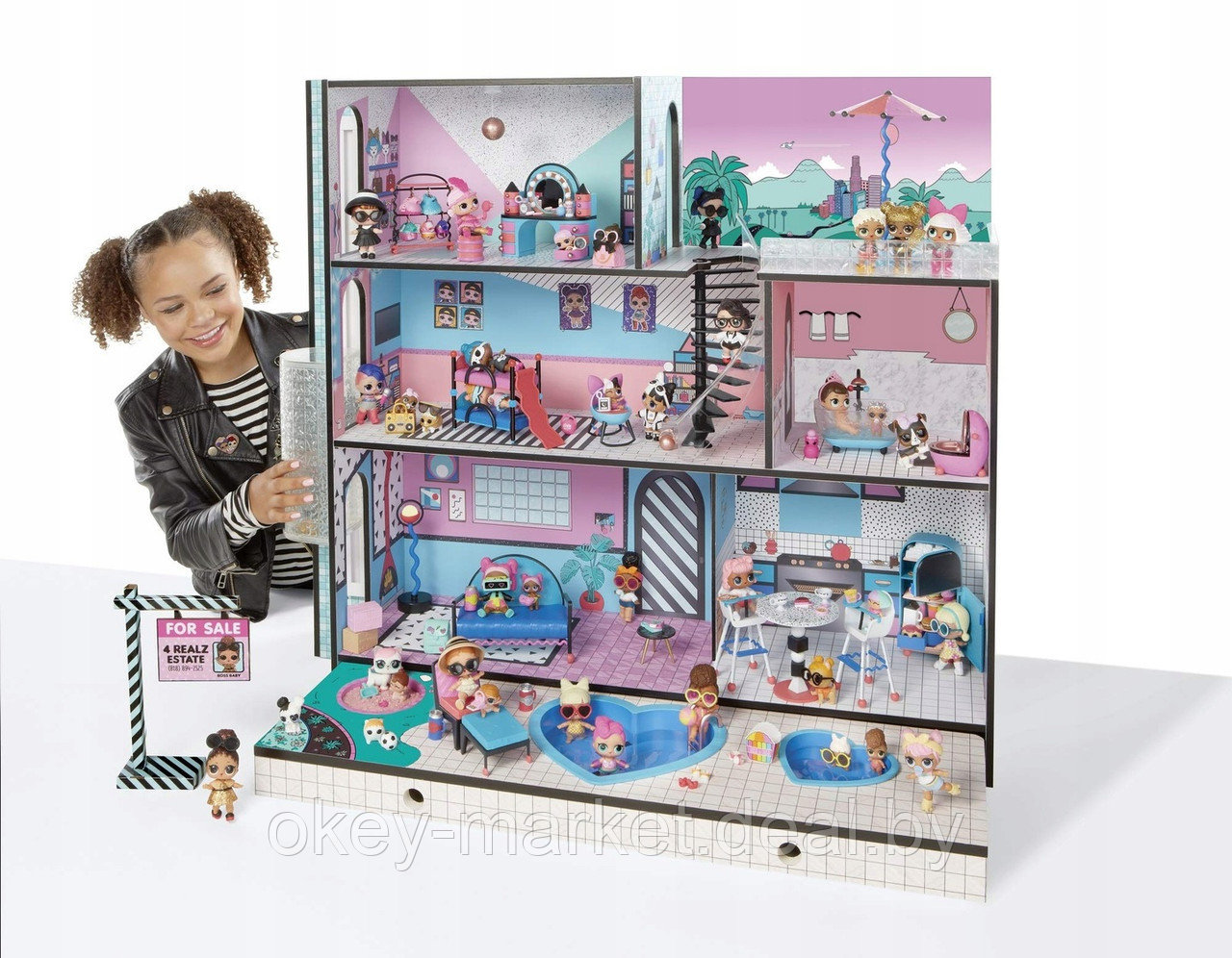 Домик для кукол Лол - Lol Surprise House (85 сюрпризов) - фото 1 - id-p88583343