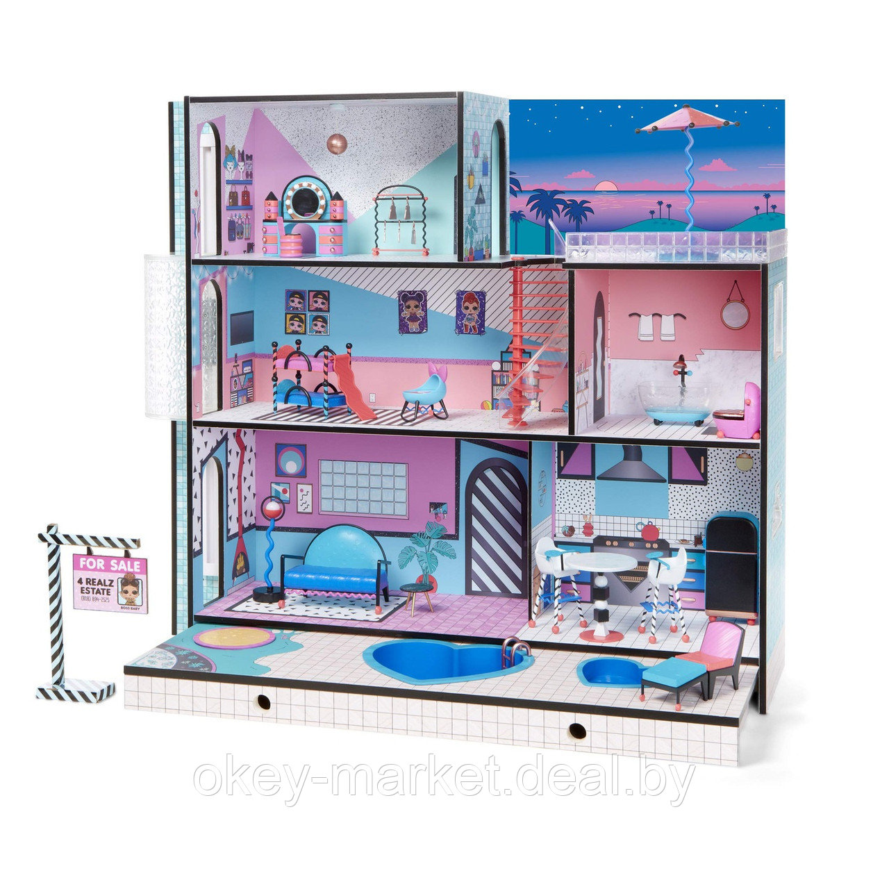 Домик для кукол Лол - Lol Surprise House (85 сюрпризов) - фото 5 - id-p88583343
