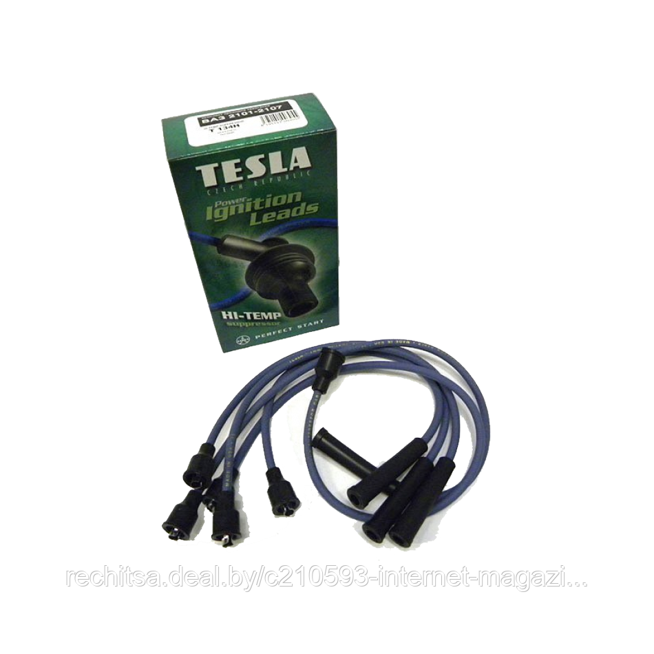 Провода зажигания ВАЗ 2101-2105, 2106, 2107 (высоковольтные) к-т 5 шт. силикон TESLA