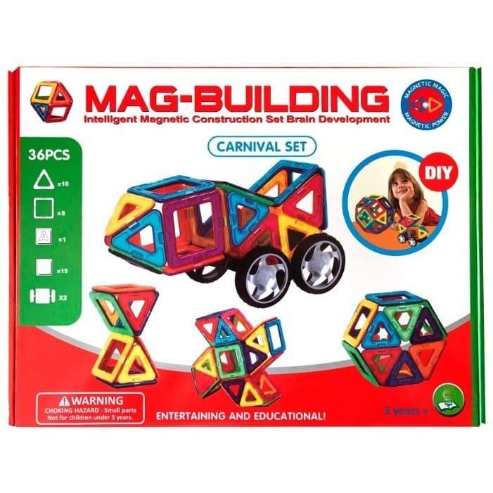 Магнитный конструктор Mag-Building Carnival GB-W36 36 элементов - фото 1 - id-p88593327