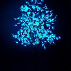 Светодиодное дерево "Клён", высота 2,1м, диаметр кроны 1,8м, синие светодиоды, IP 65