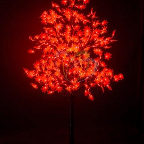 Светодиодное дерево "Клён", высота 2,1м, диаметр кроны 1,8м, красные светодиоды, IP 65