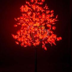 Светодиодное дерево "Клён", высота 2,1м, диаметр кроны 1,8м, красные светодиоды, IP 65