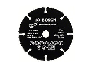 Круг отрезной 76х1.0x10.0 мм для дерева Multi Wheel BOSCH (для GWS 10,8-76 V-EC)