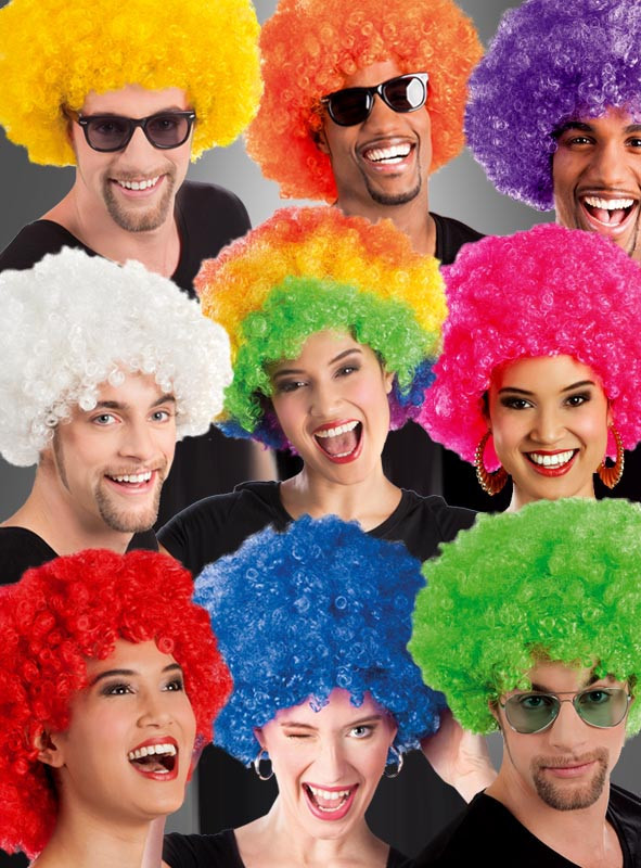 Карнавальные парики в ассортименте клоуна - фото 1 - id-p88626601