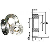 Фланец Ду20 Ру16 стальной плоский ГОСТ 12820-80