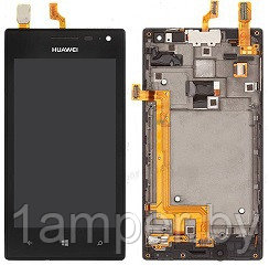 Дисплей Original для Huawei Ascend W1 В сборе с тачскрином. Черный