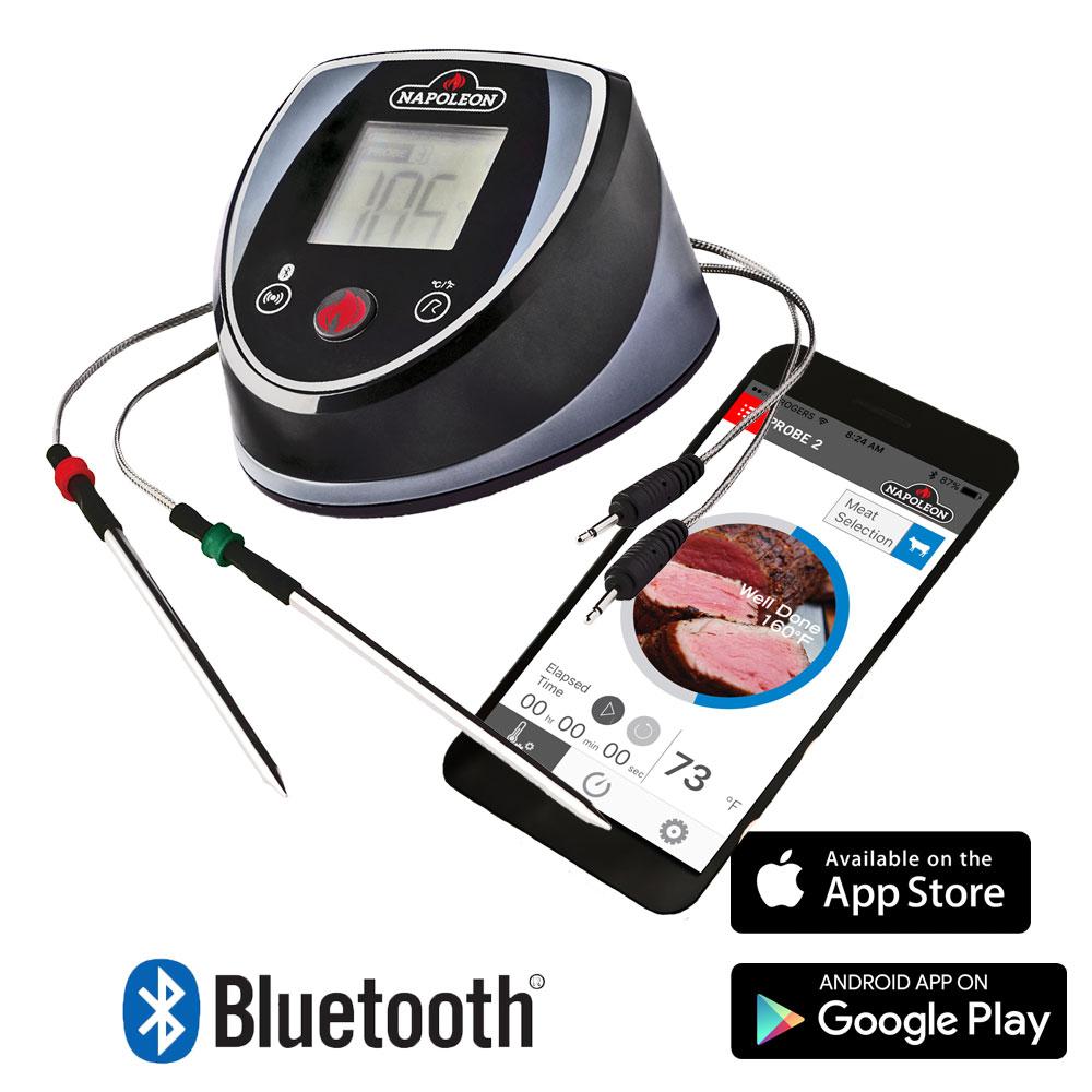 Беспроводной цифровой Bluetooth термометр (IOS / Android) Napoleon