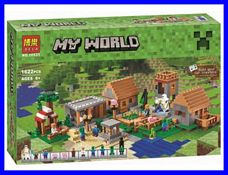 Конструктор My world Лего Майнкрафт Bela 10531 Большая Деревня