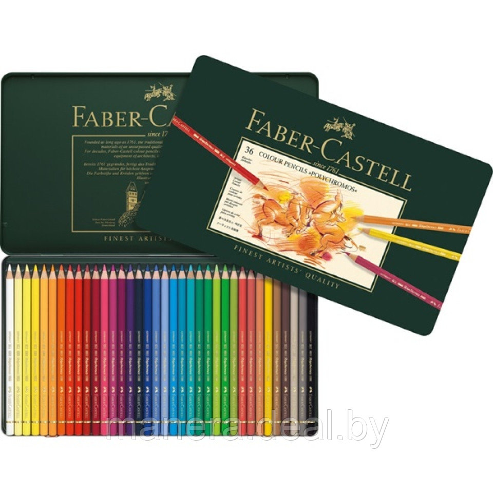 Профессиональные цветные карандаши Faber- Castell "POLYCHROMOS"  36 цветов