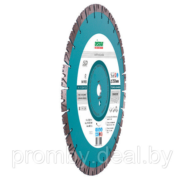 Диск алмазный Distar 400x3,5/2,5x15x25,4-(11,5)-28 1A1RSS/C3-Н Technic Advanced 5D - фото 3 - id-p88696584