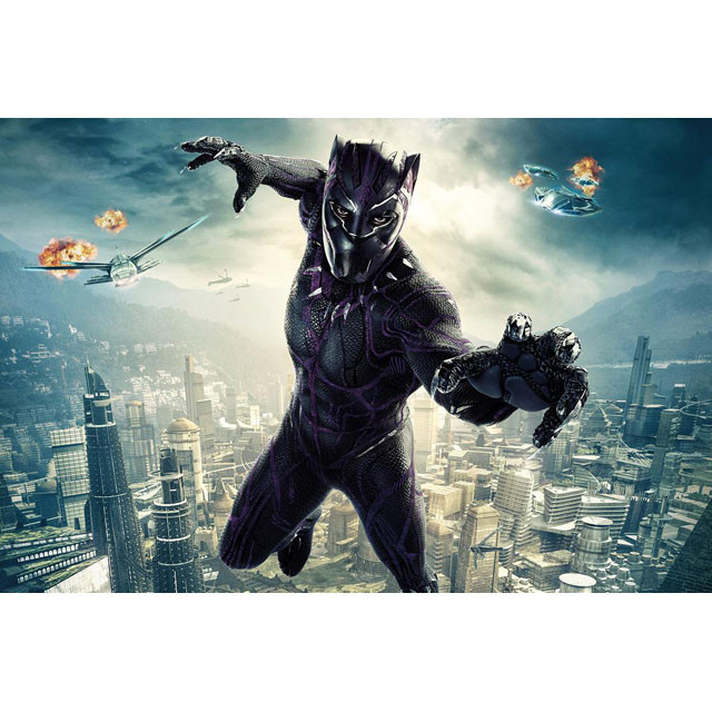 Карнавальный костюм с мышцами Черная пантера (Black Panther) - фото 8 - id-p88696967