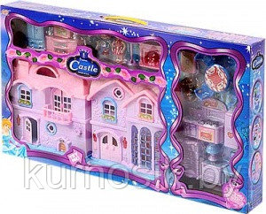Домик для кукол Castle со звуковыми и световыми эффектами (Арт.8061) - фото 3 - id-p88710352