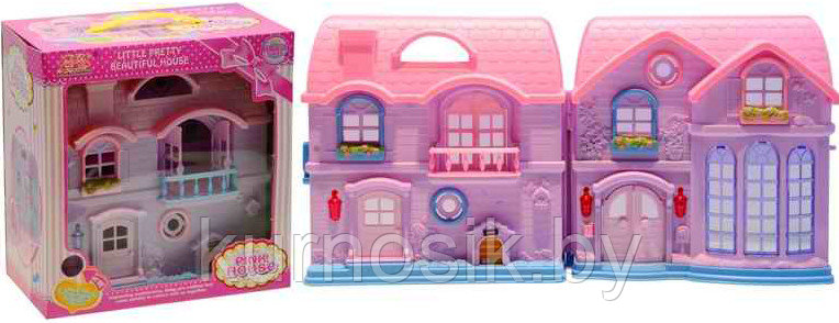 Домик для кукол Pink House со звуковыми и световыми эффектами (Арт.8065) - фото 2 - id-p88710612