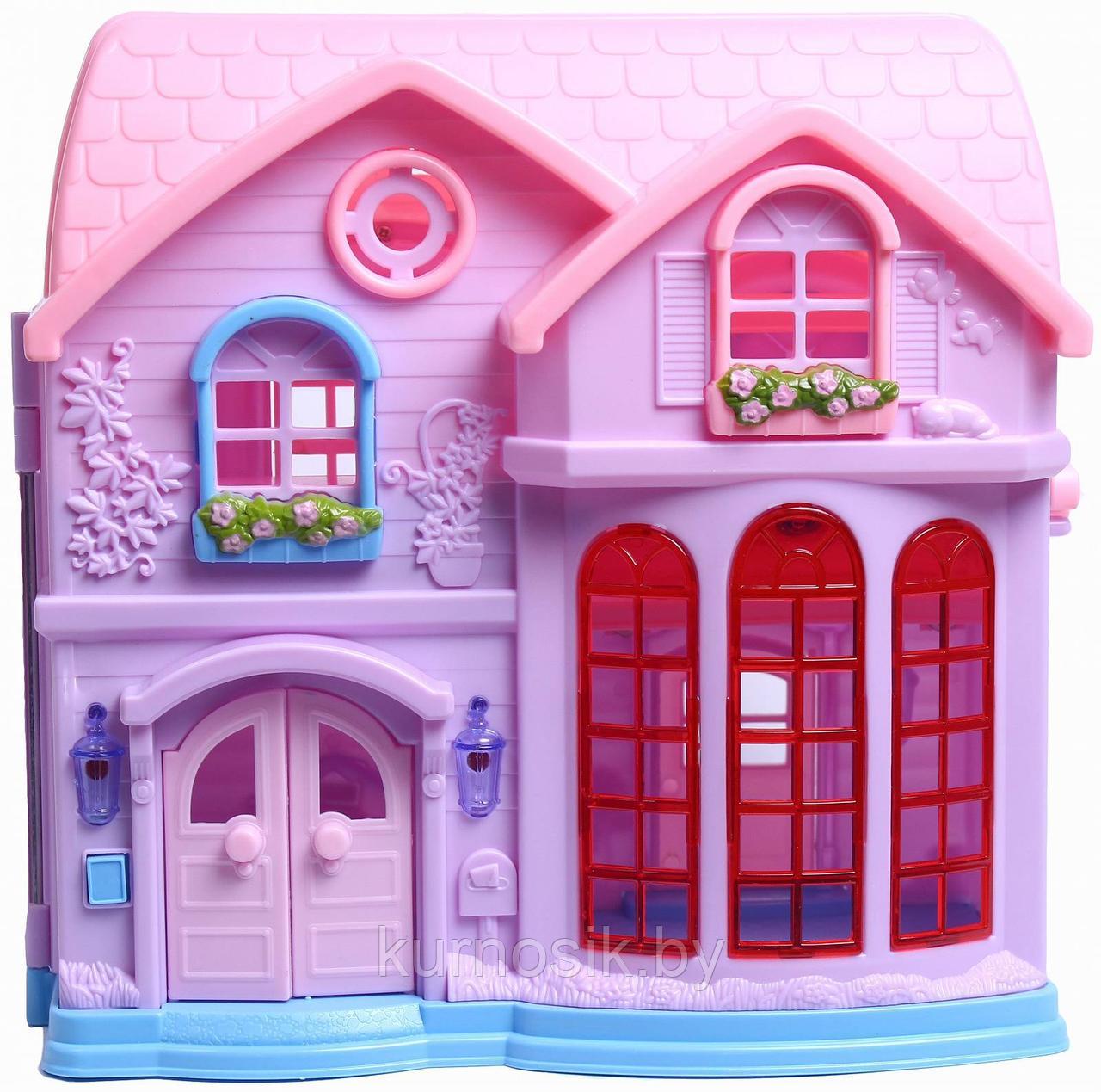 Домик для кукол Pink House со звуковыми и световыми эффектами (Арт.8065) - фото 4 - id-p88710612