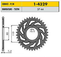 Звездочка ведущая Sunstar 1-4329-44 зубьев