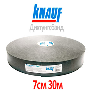 Лента уплотнительная Дихтунгсбанд Кнауф (Knauf), лента шумоизоляционная для профиля, 30 м.* 100 мм - фото 6 - id-p88757316