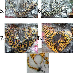 Карнавальный набор аксессуаров (ободок-ушки, хвост, бабочка)