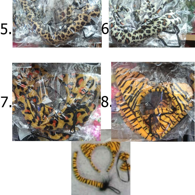 Карнавальный набор аксессуаров (ободок-ушки, хвост, бабочка) - фото 1 - id-p88790485