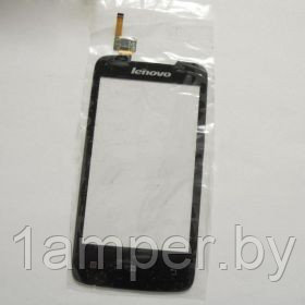 Сенсорный экран (тачскрин) Original  Lenovo A390 Черный