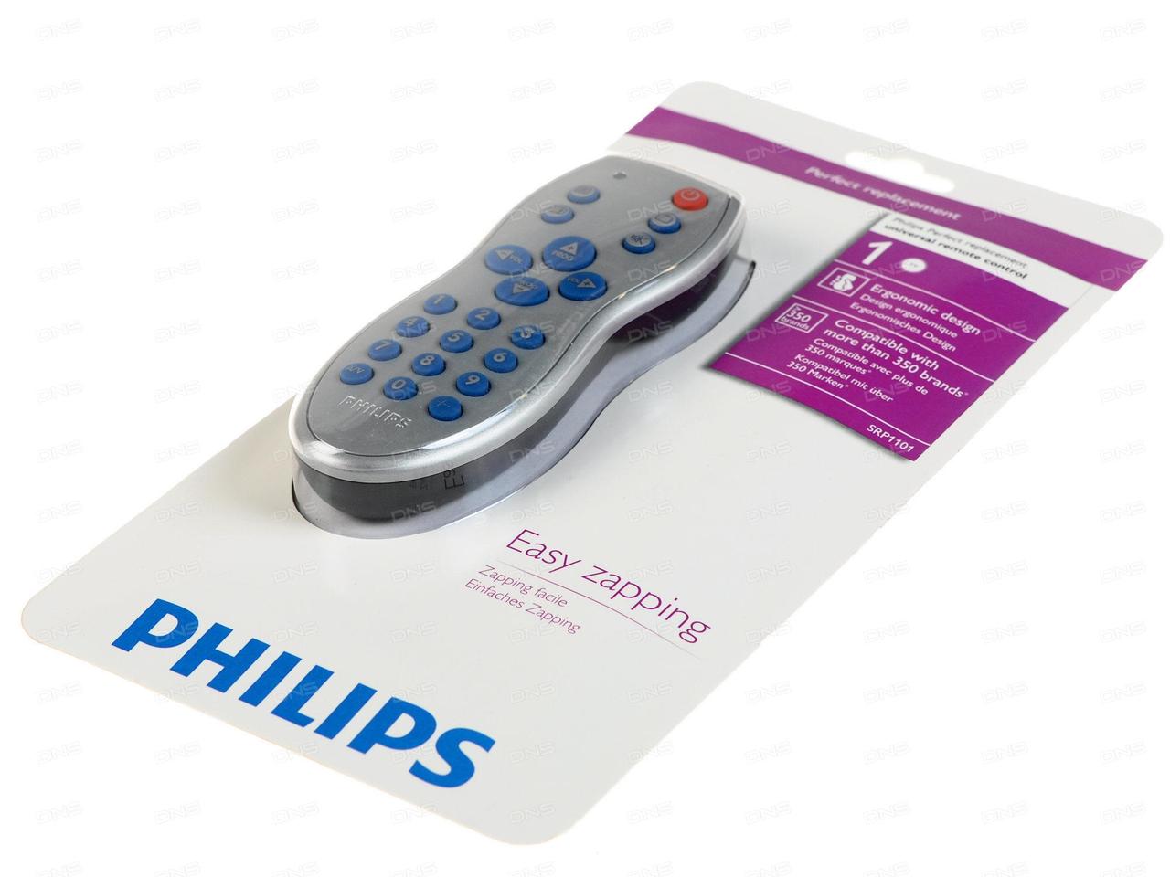 Philips SRP1101/10 - Универсальный эргономичный пульт дистанционного управления (ПДУ) для TV - фото 2 - id-p88799523