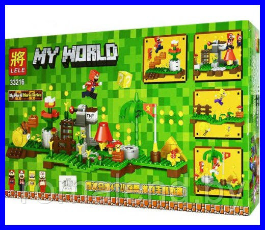 Конструктор My world Лего Майнкрафт Марио