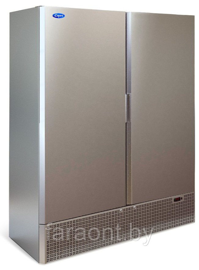 Шкаф холодильный МХМ Капри 1,5М (0...+7) нержавеющая сталь - фото 1 - id-p88846297