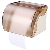 Держатель для туалетной бумаги пластмассовый, с полочкой