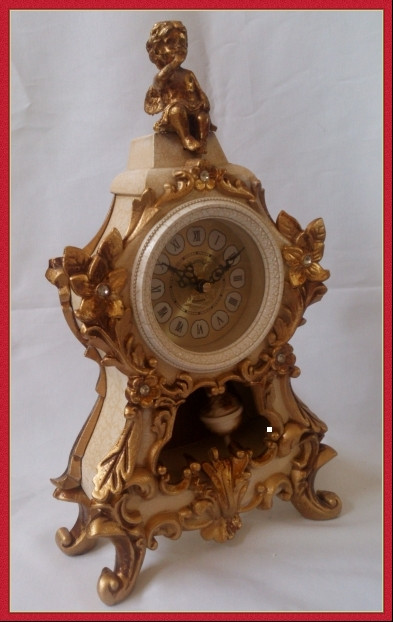 Часы настольные сувенирные с маятником, арт. RM-0001/SL