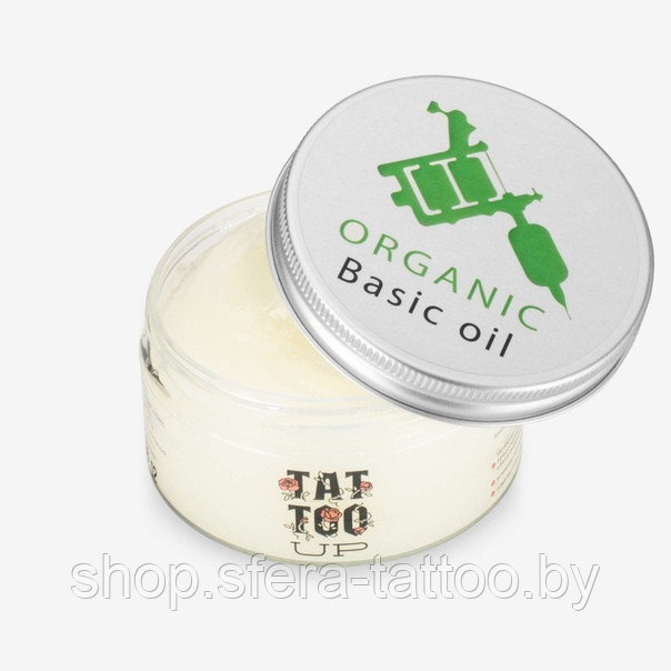 Масло ORGANIC Basic oil от Tattoo UP для татуировки 100 ml. - фото 1 - id-p88876508