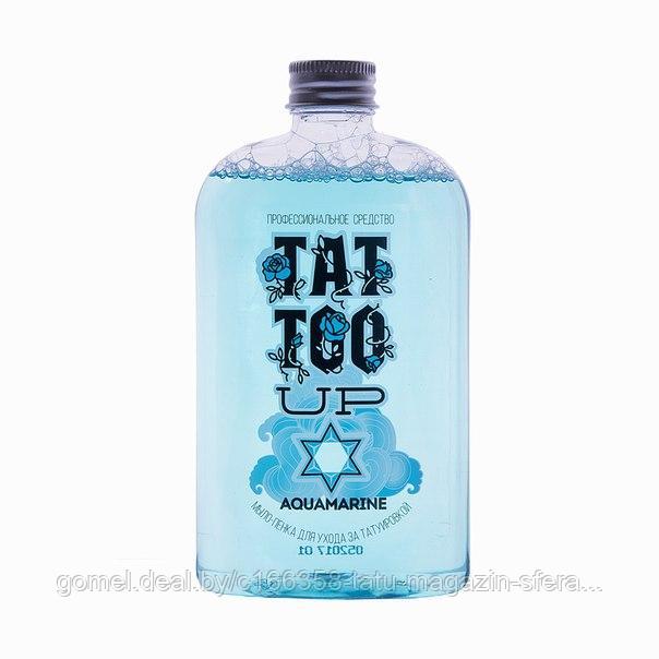 Мыло-концентрат «AQUAMARINE» Tattoo UP для татуировки и ПМ (татуажа) 250ml.