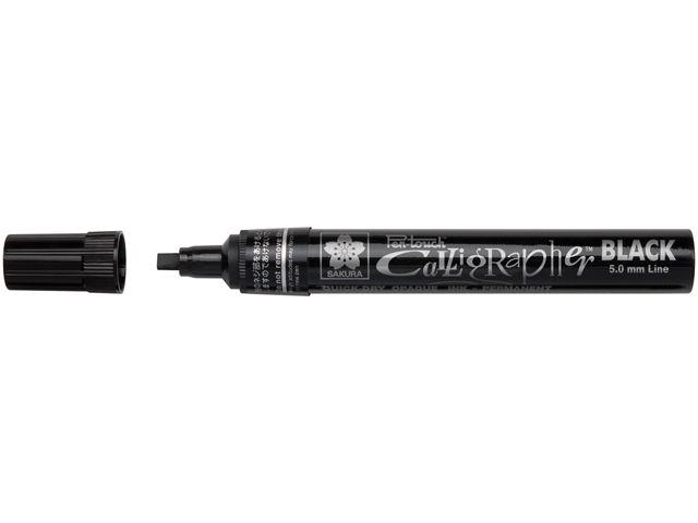 Маркер для каллиграфии Pen-Touch Calligrapher 5мм,черный, Sakura - фото 1 - id-p88879607