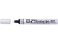 Маркер для каллиграфии Pen-Touch Calligrapher 5мм,белый, Sakura XPFK-C50 Маркер для каллиграфии Pen-Touch Calligrapher 5мм,белый, Sakura