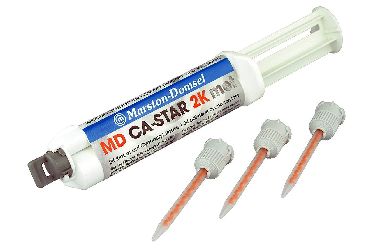 2-х компонентный цианоакрилатный клей для металла MD CA-STAR 2K - фото 1 - id-p88903249