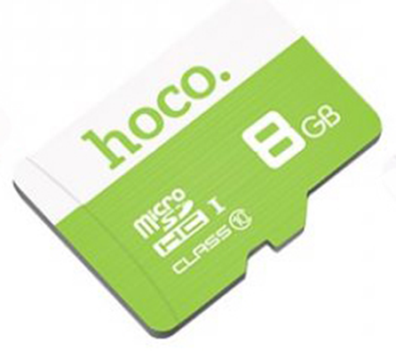 Micro SDHC карта памяти Hoco 8GB Сlass 10 - фото 1 - id-p88934072