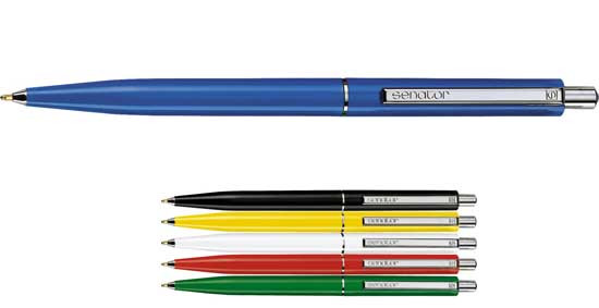 Ручка шариковая автоматическая Senator "Point"(цвета ассорти) - фото 1 - id-p3257325