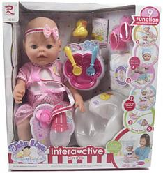 Интерактивная кукла-пупс Baby Doll, 9 функций, 42 см