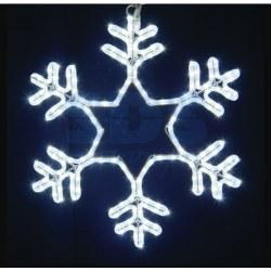 Фигура световая "Снежинка" цвет белый, размер 55*55 см, мерцающая  NEON-NIGHT