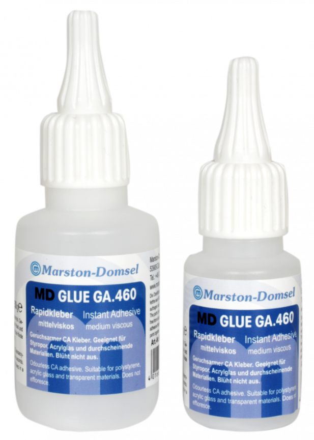 Моментальный клей MD GLUE GA.460. Для акрилового стекла и полупрозрачных материалов - фото 1 - id-p89047748