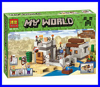 Конструктор My world Лего Майнкрафт 10392 Пустынная станция