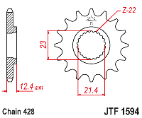 Звездочка ведущая JTF1594.15 зубьев