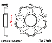 Адаптер для звездочки JTA750B
