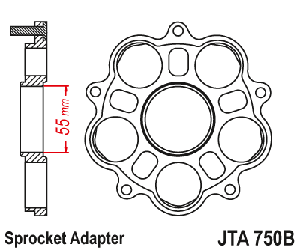 Адаптер для звездочки JTA750B
