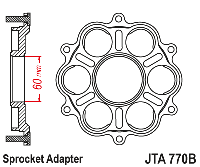 Адаптер для звездочки JTA770B