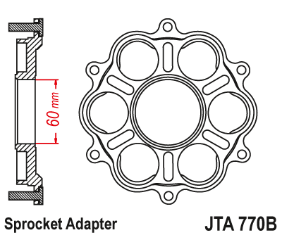 Адаптер для звездочки JTA770B - фото 1 - id-p88880521