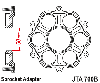 Адаптер для звездочки JTA760B