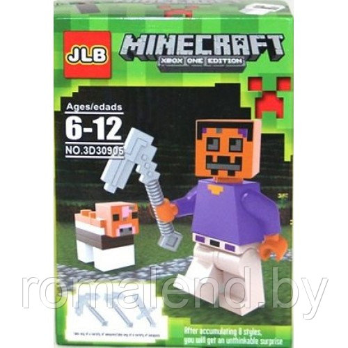 Набор мини-фигурок Minecraft 8 штук - фото 5 - id-p89051579