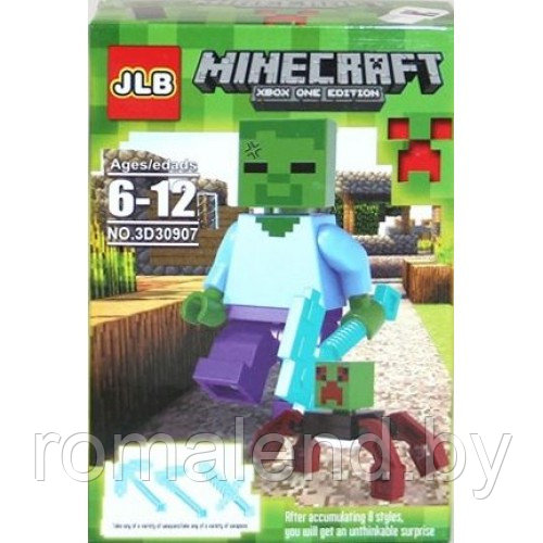 Набор мини-фигурок Minecraft 8 штук - фото 8 - id-p89051579